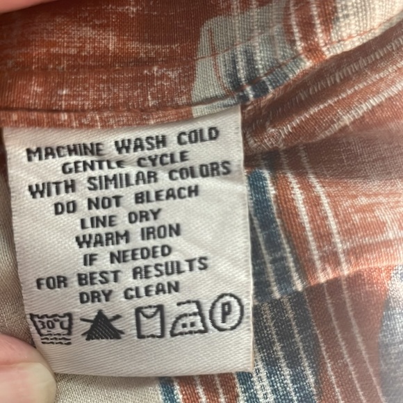 Banana Cabana top Hawaiian shirt button down 100% silk - Picture 5 of 6